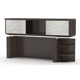 Safco Products Company Sterling Desk Hutch Manufactured Wood in Black | 41.13 H x 72 W x 16.5 D in | Wayfair STESPH72TDC