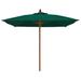 Arlmont & Co. Maria 6' Square Market Umbrella, Wood in Brown | Wayfair C7E78D9D84B541148F7FFAE7E3668220