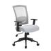 Symple Stuff Parris Mesh Task Chair Upholstered/Mesh in Gray/Black | 38 H x 25 W x 27 D in | Wayfair F504BD716B7E4B9E86CF9F9275C99FA6