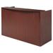 Alera® Valencia Series Rectangular Laminate Reception Desk Laminate in Brown/Red | 42.5 H x 71 W x 35.5 D in | Wayfair ALEVA327236MY