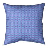 Latitude Run® Avicia Diamonds Square Pillow Cover & Insert Polyester/Polyfill in Indigo | 16 H x 16 W x 3 D in | Wayfair