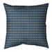 Latitude Run® Avicia Diamonds Square Pillow Cover & Insert Polyester in Blue | 26 H x 26 W x 2 D in | Wayfair C19585EC12A641A2A38742B01C22E85F