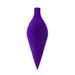 The Holiday Aisle® 12" Flocked Finial Ornament Plastic in Indigo | 12 H x 3.75 W x 3.75 D in | Wayfair D81409E1022544FF928EE6F98F9C3697