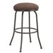 Red Barrel Studio® Huebner Swivel Bar & Counter Stool Plastic in Red/Brown | 34 H x 16.5 W x 16.5 D in | Wayfair 1BA88E79A0E243D688DE37DC241DC15E