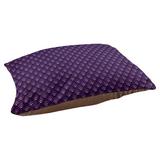 Tucker Murphy Pet™ Campion Reverse Ombre Geometric Cat Bed Designer Pillow Fleece, Polyester in Green | 14 H x 32.5 W x 42.5 D in | Wayfair
