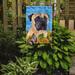 Winston Porter Dog & Sunflowers 2-Sided Garden Flag, Polyester in Blue/Brown | 15 H x 11 W in | Wayfair B125FDBA54514102BA3174B7FB344FC4