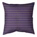 Latitude Run® Avicia Diamonds Square Pillow Cover & Insert Polyester/Polyfill in Indigo | 26 H x 26 W x 9.5 D in | Wayfair