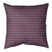 Latitude Run® Avicia Diamonds Square Pillow Cover & Insert Polyester in Pink | 18 H x 18 W x 1.5 D in | Wayfair 22753F1694144BFEBD0CA144A9762821