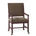 Fairfield Chair Lori King Louis Back Arm Chair Wood/Upholstered in Red/Brown | 37.5 H x 23 W x 24 D in | Wayfair 5452-A4_ 3155 72_ MontegoBay