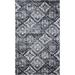 Black 30 x 0.35 in Area Rug - World Menagerie Bessoir Geometric Area Rug Polyester | 30 W x 0.35 D in | Wayfair AE0D8B9128CC45029C00513D5F2A4096