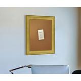 Lark Manor™ Linlin Vintage Wall Mounted Bulletin Board Wood/Cork in Black/Brown/Yellow | 22 H x 1.25 D in | Wayfair ASTG3557 32828307