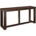 Gracie Oaks Krok Console Table Wood in Brown | 33.13 H x 64 W x 16.25 D in | Wayfair F41DAABB49EE4A20B7303230EBB9D8DB