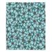 East Urban Home Wild Blooms Teal Aqua Soft Sherpa Blanket Microfiber/Fleece/Microfiber/Fleece | 51 W in | Wayfair D698B375D5E7453F891AFF5C13299719