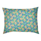 Tucker Murphy Pet™ Byrge Trapezoids Dog Pillow Metal in Green/Blue/Yellow | 42 H x 50 W x 40 D in | Wayfair BB70DF9DF93549BBA317855BA60C46A9