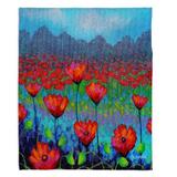 East Urban Home Poppy Cluster I Soft Sherpa Blanket Microfiber/Fleece/Microfiber/Fleece | 51 W in | Wayfair 6DC52DF58CA64F3BB96EAC0AEBF20F84