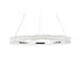 Rosdorf Park Etowah 1 - Light Unique Geometric Pendant w/ Crystal Accents Crystal in Gray | 2.8 H x 33.9 W x 33.9 D in | Wayfair