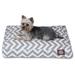 Majestic Pet Products Zig Zag Pillow Polyester in Gray | 4 H x 20 W x 27 D in | Wayfair 78899560522