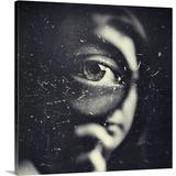 East Urban Home 1x I Eye by Oren Hayman Photographic Print on Canvas Canvas, Glass in Black/Gray/White | 16 H x 16 W x 1.25 D in | Wayfair