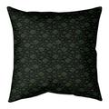 Ebern Designs Kitterman Pizza Square Throw Pillow Linen in Green | 26 H x 26 W x 3 D in | Wayfair 677A005DE3064045B30126510ADF9222