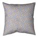Ebern Designs Kitterman Trapezoids Indoor/Outdoor Throw Pillow Polyester/Polyfill blend in Orange/Gray/Blue | 18 H x 18 W x 9.5 D in | Wayfair