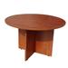 Symple Stuff Patchell Circular Table Wood in Brown | 29 H x 42 W x 42 D in | Wayfair CFF64C9BDF4B4303AF85EBC00AC4754C