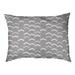 Tucker Murphy Pet™ Chelan Lined Chevrons Outdoor Dog Pillow Metal in Orange/Gray | 30 H x 40 W x 6.5 D in | Wayfair