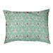 Tucker Murphy Pet™ Chen Hand Drawn Triangles Outdoor Dog Pillow Polyester in Red | 7 H x 27.56 W x 19.7 D in | Wayfair