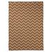 East Urban Home Classic Hand Drawn Chevron Pattern Fleece Blanket Microfiber/Fleece/Microfiber/Fleece in Brown | 50 W in | Wayfair