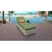 Beachcrest Home™ Baidy 78" Long Reclining Single Chaise w/ Cushions, Wicker | 16 H x 32 W x 78 D in | Outdoor Furniture | Wayfair