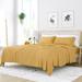 Wade Logan® Tetbury Double-Brushed 4 Piece Sheet Set Microfiber/Polyester in Yellow | Twin XL | Wayfair 8EB267BFBE3744EFBDE7F3804C50F7F4