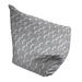 East Urban Home Standard Bean Bag Chair & Lounger Polyester/Fade Resistant/Scratch/Tear Resistant in Gray | 42 H x 30 W x 25 D in | Wayfair