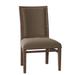 Fairfield Chair Plymouth King Louis Back Parsons Chair Wood/Upholstered in Brown | 36.5 H x 23 W x 24 D in | Wayfair 8411-05_ 3155 72_ Hazelnut