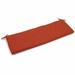 Winston Porter Indoor/Outdoor Bench Cushion Polyester in Orange/Brown | 3 H x 51 W x 19 D in | Wayfair 951X19-REO-S7-ST