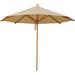 Charlton Home® Pursley 8.5' Market Umbrella Wood in Yellow | 104 H in | Wayfair 0AB67687C46746C398E8B65A2F3770C9