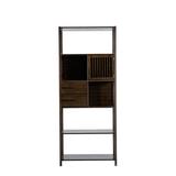 Ebern Designs Mareike 68.25" H x 28" W Solid Wood Standard Bookcase Wood in Brown | 68.25 H x 28 W x 11.5 D in | Wayfair