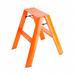 WFX Utility™ Verrill 2 - Step Aluminum Lightweight Folding Ladder Step Stool Aluminum in Orange | Wayfair 7C3360F124B549AB899AAF24192CD979