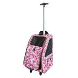 Petique's 5-in-1 Pet Carrier Polyester in Pink | 20.8 H x 11 W x 13 D in | Wayfair PC01010103