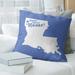 East Urban Home Sweet Throw Pillow Polyester/Polyfill blend in Blue | 26 H x 26 W x 4 D in | Wayfair DB09191376E547F8B44B2DBFDC830608