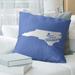 East Urban Home Sweet Throw Pillow Polyester/Polyfill blend in Blue | 26 H x 26 W x 4 D in | Wayfair E43EF61A115B46719C22552B8883BD64