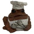 HomeStyles Chef Character Toad/Frog Garden Statue Resin/Plastic in Brown | 5.25 H x 5.75 W x 5.5 D in | Wayfair 94006
