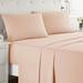 Latitude Run® Bruyn Double Brushed Hotel Luxury Sheet Set w/ Extra Soft Sheets & Pillowcases Microfiber/Polyester in Orange | Twin | Wayfair