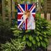 The Holiday Aisle® English Union Jack British Flag 2-Sided Garden Flag, Polyester in Red/Blue | 15 H x 11 W in | Wayfair