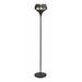 Corrigan Studio® Nader 70" Torchiere Floor Lamp Metal in Black | 69.5 H x 12 W x 12 D in | Wayfair 5F565B0D585C4596803EFBA5107FFE3C