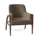 Armchair - Fairfield Chair Devin 29.5" Wide Tufted Armchair Polyester/Other Performance Fabrics in Gray/Brown | 35.5 H x 29.5 W x 33 D in | Wayfair