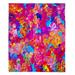 East Urban Home Fantasy Floral Soft Sherpa Blanket Microfiber/Fleece/Microfiber/Fleece | 51 W in | Wayfair 2E739934834D4B2D8A90315D0844306D