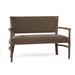 Fairfield Chair Garland 49.5" Square Arm Settee Polyester/Other Performance Fabrics in Brown | 34 H x 49.5 W x 24 D in | Wayfair