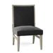 Fairfield Chair Avilla King Louis Back Dining Chair Upholstered/Fabric in Blue/Brown | 39.5 H x 23.5 W x 26 D in | Wayfair 8403-05_9953 66_Walnut