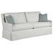 Fairfield Chair Phoebe 83" Square Arm Slipcovered Sofa Polyester in Gray/Brown | 41 H x 83 W x 38.5 D in | Wayfair