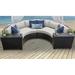 Latitude Run® Larrissa 4 Piece Rattan Sectional Seating Group w/ Cushions Synthetic Wicker/All - Weather Wicker/Wicker/Rattan in Brown | Outdoor Furniture | Wayfair