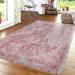 Pink 24 x 2.76 in Area Rug - Mercer41 Leesa Shag Area Rug Polyester | 24 W x 2.76 D in | Wayfair 9B95331EA938432BA66578EC42DD38AF